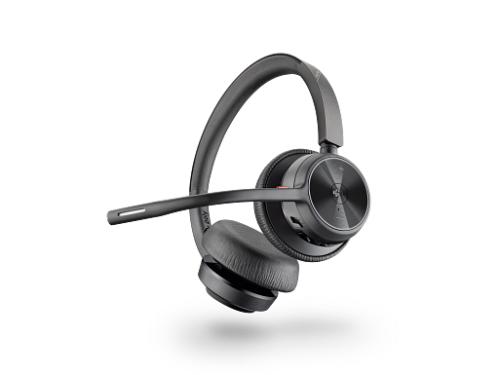 Poly Voyager 4320-M Negro con Base de Carga y Adaptador BT700