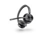 Poly Voyager 4320-M Negro con Base de Carga y Adaptador BT700