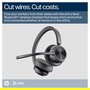 HP Poly Voyager 4320 Auriculares Inalámbricos Certificados Microsoft Teams con Dongle BT700 y Base de Carga (218476-02)