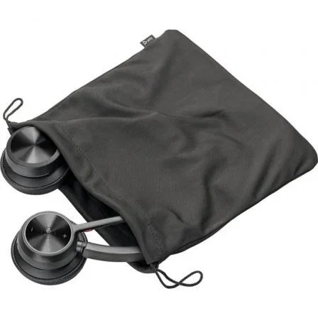 Poly Voyager 4320 Auriculares Inalámbricos para Microsoft Teams con Adaptador BT700, Micrófono Bluetooth, Color Negro, Incluye Soporte de Carga, Referencia 77Z00AA