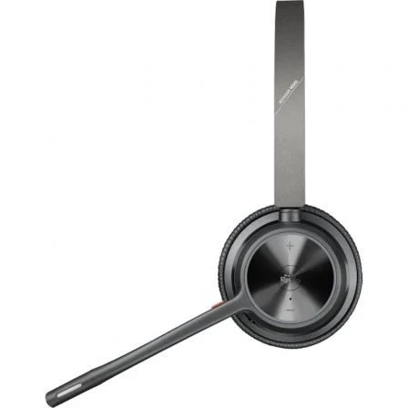 Poly Voyager 4320 Auriculares Inalámbricos para Microsoft Teams con Adaptador BT700, Micrófono Bluetooth, Color Negro, Incluye Soporte de Carga, Referencia 77Z00AA