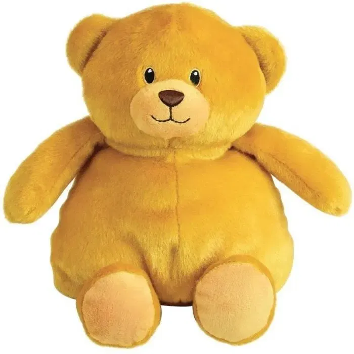 Jemini Botella de Agua Caliente Teddy bear - Microperlas de Arcilla para Microondas, +/- 19 cm
