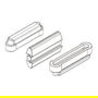 DUVER Conector Ovvo Fijo 1240 para Tablero 19mm (2 Kits) Sistema de Conexión Oculto y Rápido