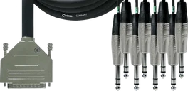 Cordial Cable Interfaz Sub-D/8 Jack Estéreo 3 M