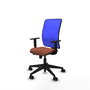 PIQUERAS Y CRESPO Silla de oficina Motilla Sincro/Traslack Marrón/Azul