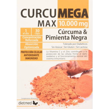 DIETMED CURCUMEGA MAX 10000mg 30 cápsulas