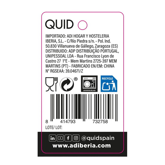 Tarro Vidrio Maison Quid 0,5 L (12 Unidades) Tarro Vidrio Maison Quid 0,5 L (12 Unidades)