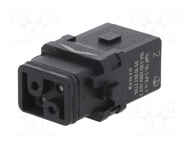 HARTING Conector HDC Han® 1A Hembra de 4 Pines HARTING Conector HDC Han® 1A Hembra de 4 Pines