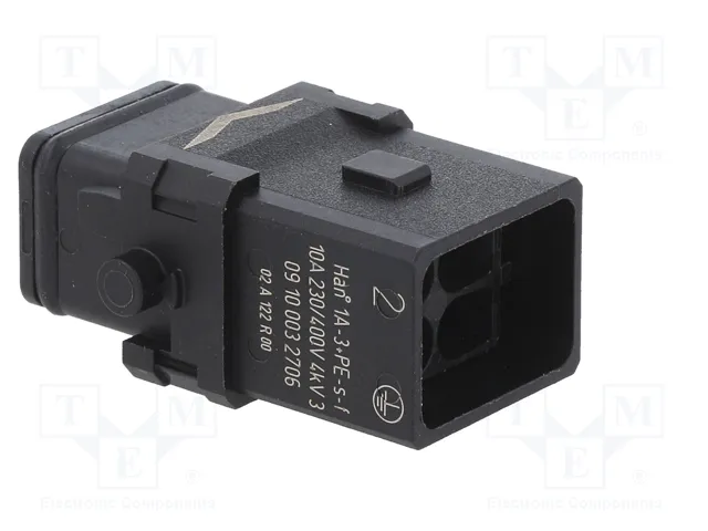 HARTING Conector HDC Han® 1A Hembra de 4 Pines HARTING Conector HDC Han® 1A Hembra de 4 Pines