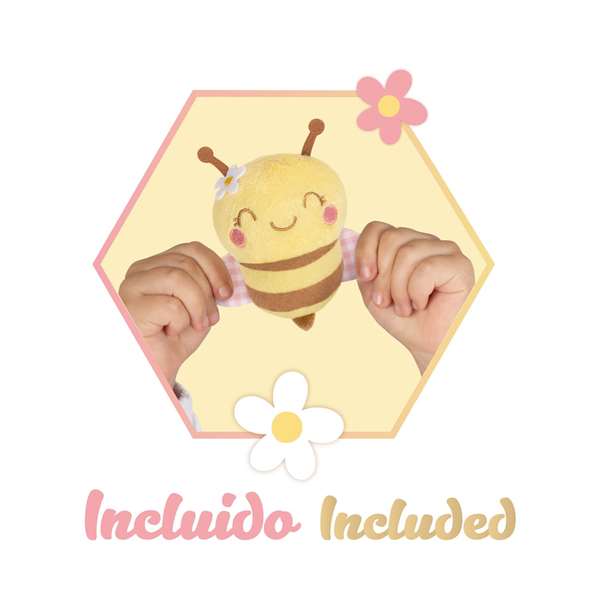 Decuevas Coche de Muñeca Plegable con Sombrilla y Bolso Honey para Muñecas de hasta 48 cm, Dimensiones 64x65x38 cm Decuevas Coche de Muñeca Plegable con Sombrilla y Bolso Honey para Muñecas de hasta 48 cm, Dimensiones 64x65x38 cm