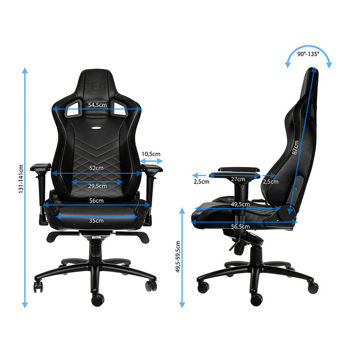 Noblechairs EPIC Gaming Stuhl - negro/oro
