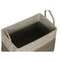 DKD Home Decor Set de 2 Cestas Seagrass Tribal Blanco