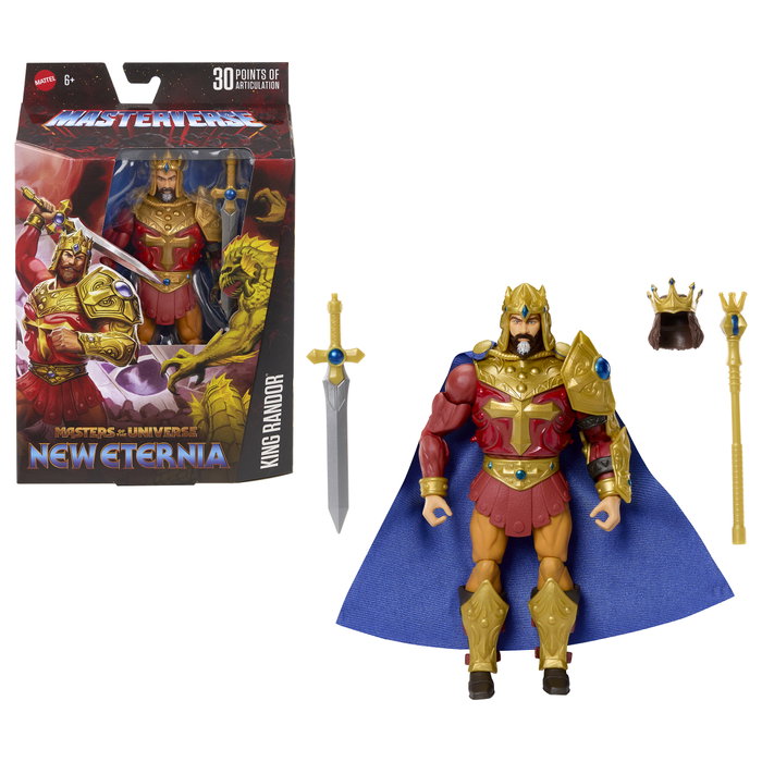 Mattel Masters of the Universe Masterverse New Eternia King Randor Mattel Masters of the Universe Masterverse New Eternia King Randor