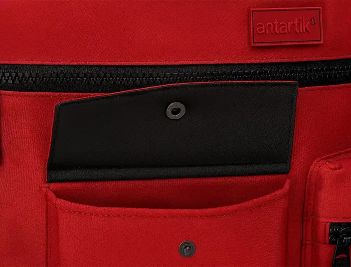 Antartik Mochila Bolso Flip Bag con Acolchado para Portátil 15" Burdeos 400x120x390 mm