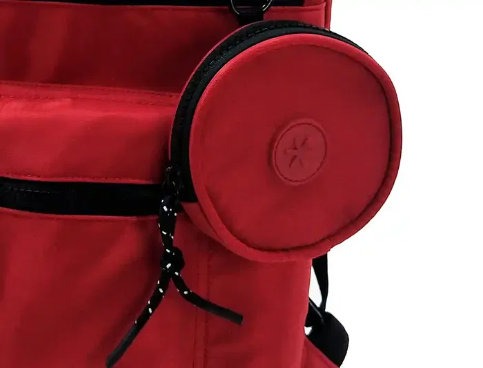 Antartik Mochila Bolso Flip Bag con Acolchado para Portátil 15" Burdeos 400x120x390 mm