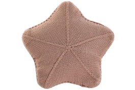 DKD Home Decor Cojín de Poliéster Rosa Tejido a Mano Pack de 2