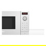 Bosch Microondas Solo Encimera Serie 2 FFL023MW0, 20 L, 800 W, Pantalla LED, 7 Programas Automáticos, Blanco
