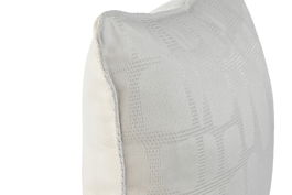 DKD Home Decor Cojin Niza Urban Crudo Poliester Jaquard 2 Unidades 45x45x8 cm