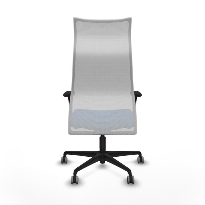 PIQUERAS Y CRESPO Sillón Albacete Azul y Blanco con Mecanismo Sincro