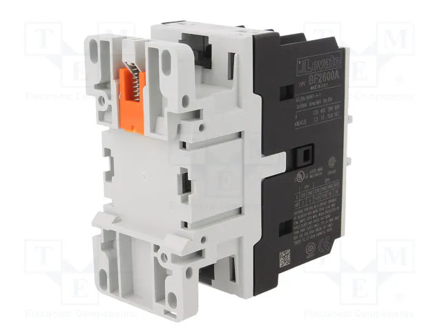 LOVATO ELECTRIC Contactor BF 3-polar 26A 230VAC