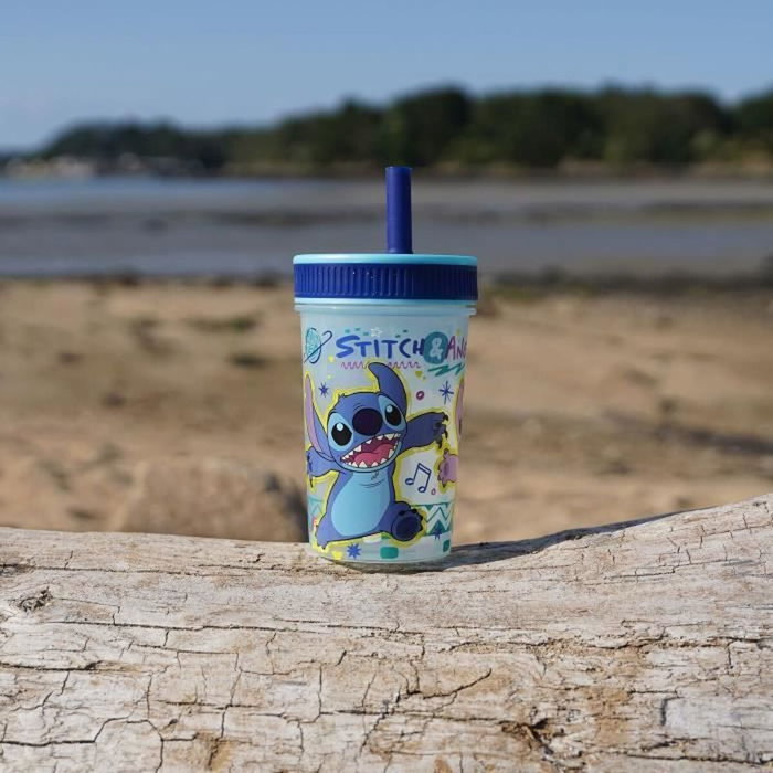 Thermobaby Vaso con pajita Lilo & Stitch 420 ml Antigoteo Sin BPA Thermobaby Vaso con pajita Lilo & Stitch 420 ml Antigoteo Sin BPA
