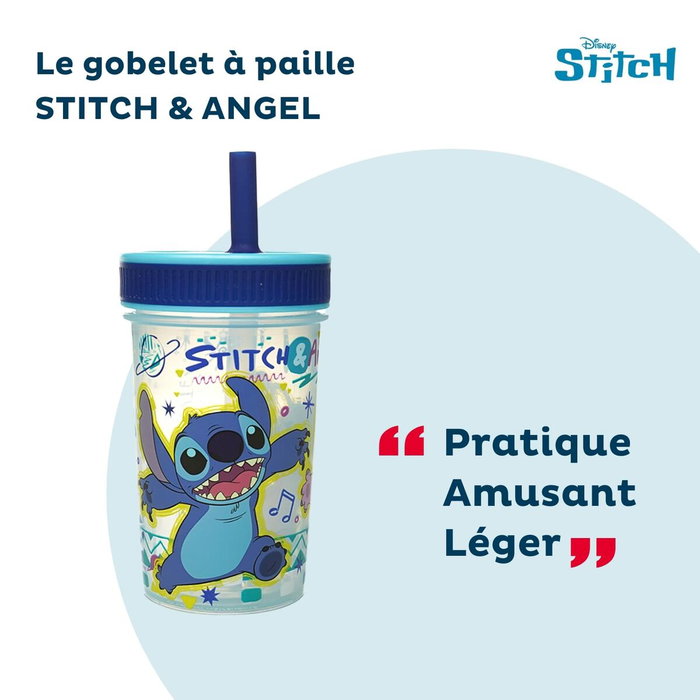Thermobaby Vaso con pajita Lilo & Stitch 420 ml Antigoteo Sin BPA Thermobaby Vaso con pajita Lilo & Stitch 420 ml Antigoteo Sin BPA