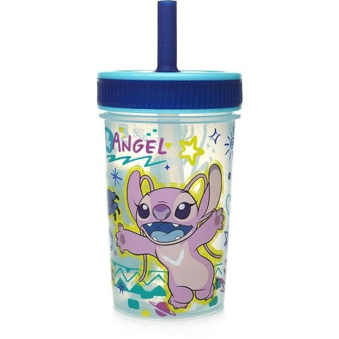 Thermobaby Vaso con pajita Lilo & Stitch 420 ml Antigoteo Sin BPA Thermobaby Vaso con pajita Lilo & Stitch 420 ml Antigoteo Sin BPA