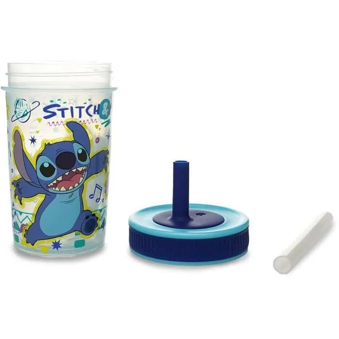 Thermobaby Vaso con Pajita Lilo & Stitch AAAPI35716 Antigoteo Sin BPA 420 ml Thermobaby Vaso con Pajita Lilo & Stitch AAAPI35716 Antigoteo Sin BPA 420 ml