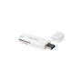 LogiLink CR0034A Lector de Tarjetas USB 3.0 SD/SDHC/SDXC y Micro SD para PC, 5000 Mbit/s, USB 3.2 Gen 1, Blanco