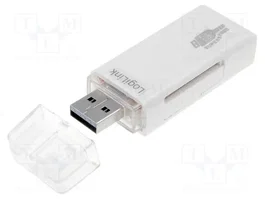 LogiLink CR0034A Lector de tarjetas USB 3.2 Gen 1 SD/MicroSD Blanco