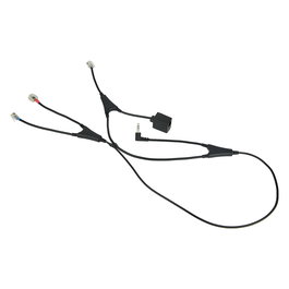 Jabra 14201, EHS-Adapterkabel Msh, Cable Bluetooth con Interruptor de Gancho, Compatible Alcatel IP Touch 4028/4038/4068/4029/4039, Negro
