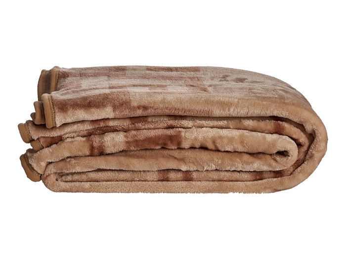 GIFTDECOR Manta Raschel Beige 220x240cm GIFTDECOR Manta Raschel Beige 220x240cm