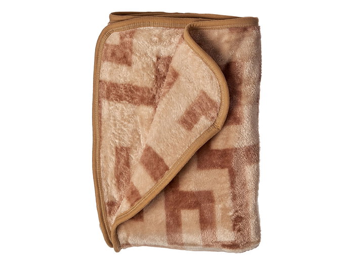 GIFTDECOR Manta Raschel Beige 220x240cm GIFTDECOR Manta Raschel Beige 220x240cm
