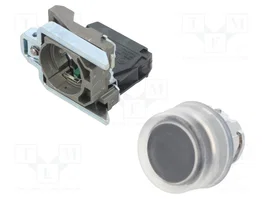 Schneider Electric XB4BP21 Interruptor de presión 22mm NA Negro