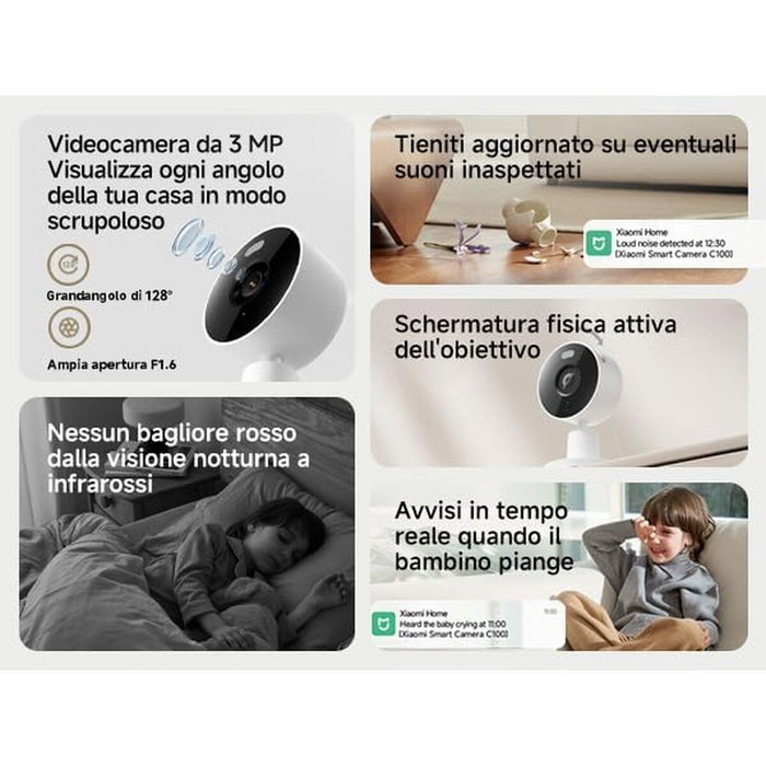 Xiaomi Smart Camera C100 Blanco Xiaomi Smart Camera C100 Blanco