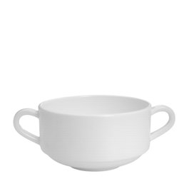 OMS Solaria Taza Apilable Consomé (Set de 6) Blanco