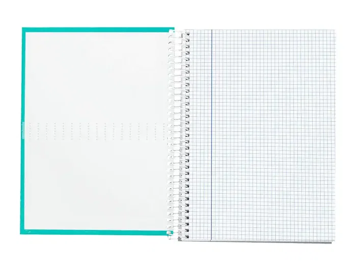 Liderpapel Cuaderno Espiral A4 Crafty Cuadriculado 4 mm Turquesa Liderpapel Cuaderno Espiral A4 Crafty Cuadriculado 4 mm Turquesa