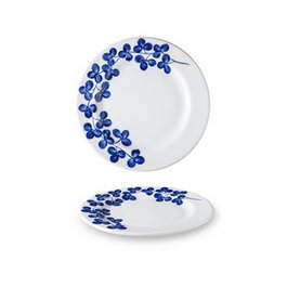 Langenthal Plato Llano de Porcelana 20 cm, Color Clover, Modelo Trebol - Vajilla (Set de 6)