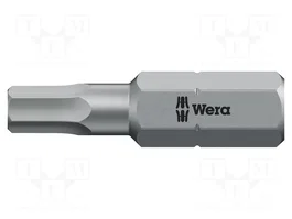 WERA Punta de destornillador Hex Plus 6 mm con protección