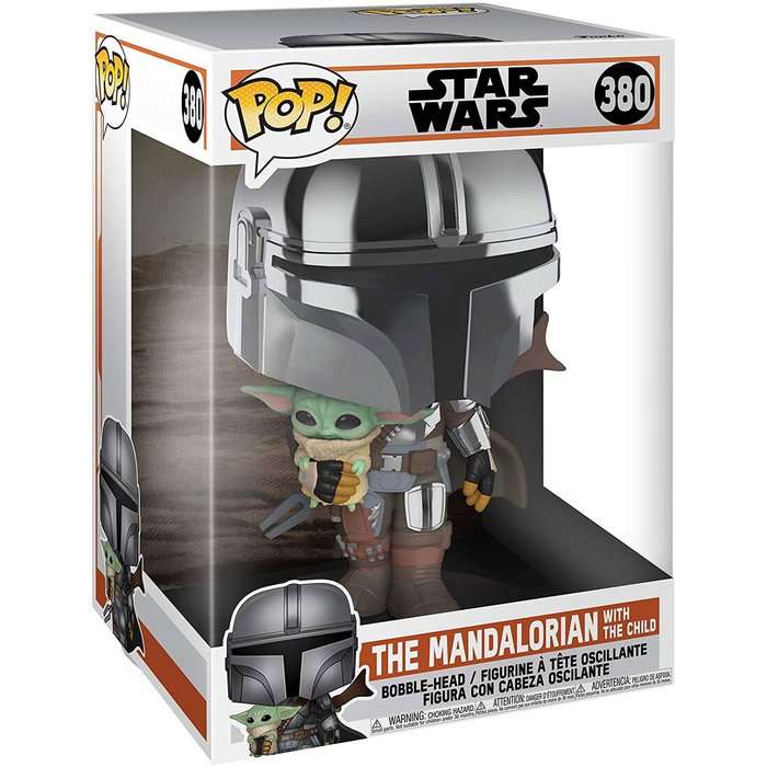 Funko POP Figura Star Wars Mandalorian with Yoda Child 25cm