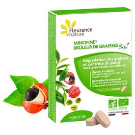 FLEURANCE NATURE Quemador de Grasas Bio 30 Comprimidos - Adelgazante Natural con Mate, Guaraná, Té Verde y Café Verde