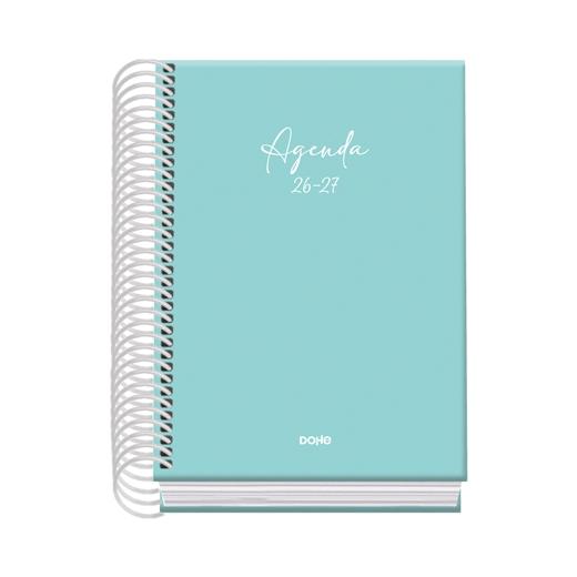 Dohe Agenda Escolar Basic Serenity A6 Espiral Cartón Forrado Verde 2026-2027 Dohe Agenda Escolar Basic Serenity A6 Espiral Cartón Forrado Verde 2026-2027