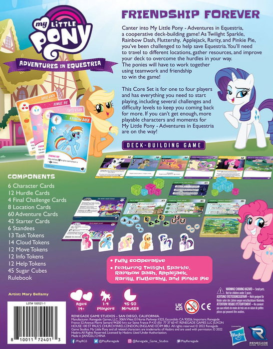 My Little Pony Juego de cartas Deck-Building Adventures in Equestria *Edición Inglés*
