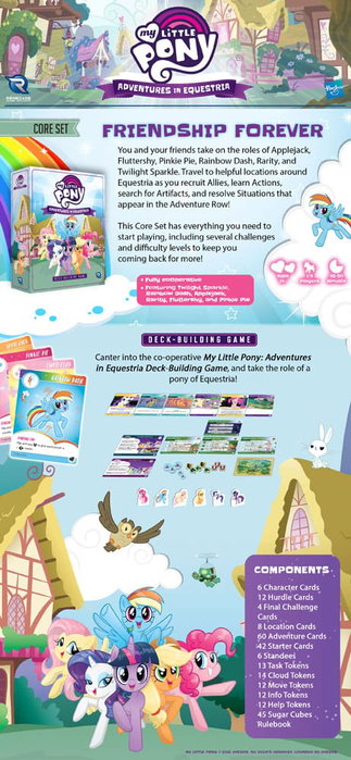 My Little Pony Juego de cartas Deck-Building Adventures in Equestria *Edición Inglés*