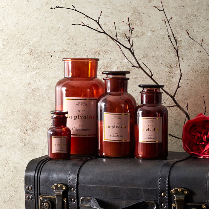 Home Deco Factory Vela Perfumada Apothicaire Aroma Peonía