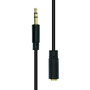ProXtend Cable de Extensión Mini-Jack de 3 Pines Delgado Negro 5M