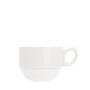 Summa Set de 6 Tazas de Café Apilables Marfil 14 cl