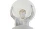 DKD Home Decor Lámpara de sobremesa Atlas Blanco y Dorado