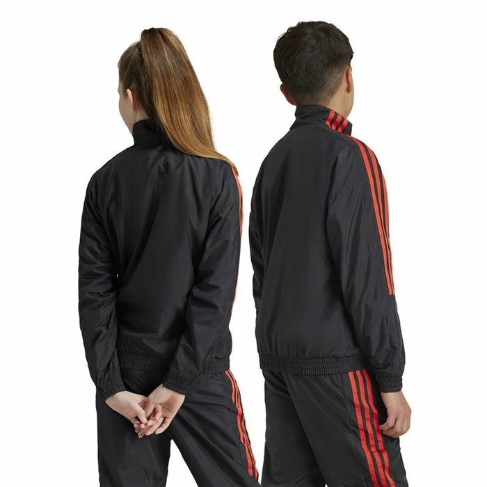 Sudadera sin Capucha Adidas Tiro Woven Tracktop Negro Sudadera sin Capucha Adidas Tiro Woven Tracktop Negro