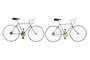 DKD Home Decor Decoración de Pared Metal Biciclet Surtido de 2 Piezas